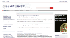 Desktop Screenshot of dasbibliothekswissen.de