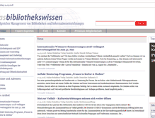 Tablet Screenshot of dasbibliothekswissen.de